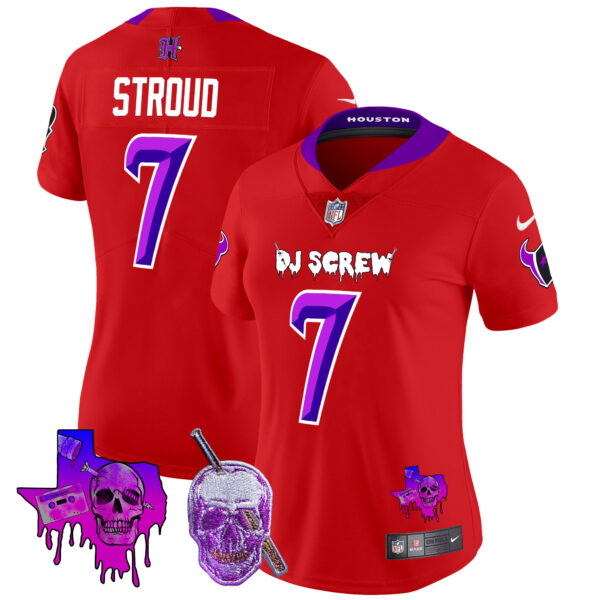 Women's Houston Texans DJ Screw Vapor Limited Jersey - All Stitched - Image 29