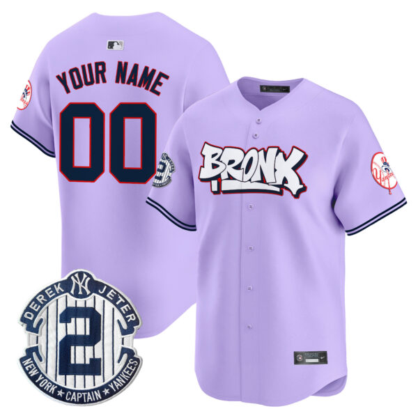 Unisex New York Yankees The Bronx Graffiti Vapor Premier Limited Custom Jersey V4 - All Stitched - Image 4