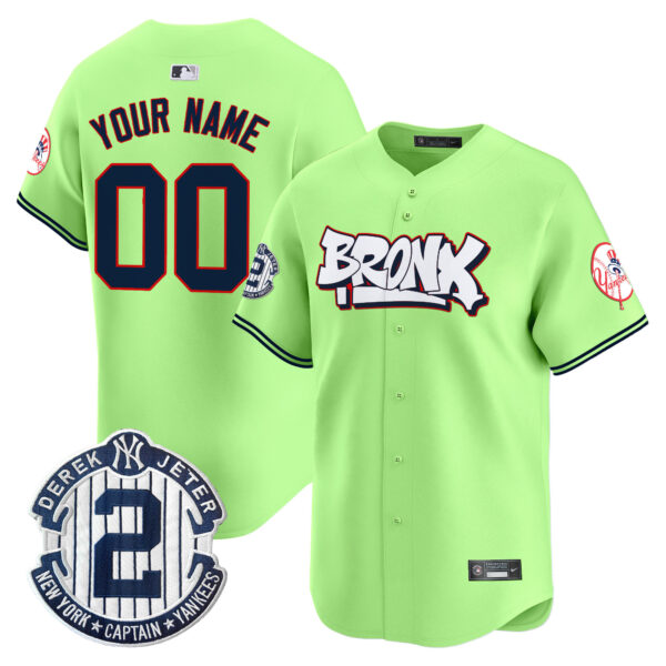Unisex New York Yankees The Bronx Graffiti Vapor Premier Limited Custom Jersey V4 - All Stitched - Image 5