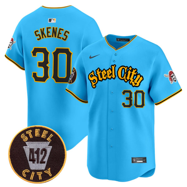 Men's Pittsburgh Pirates 412 Patch Vapor Premier Limited Jersey - All Stitched - Image 25