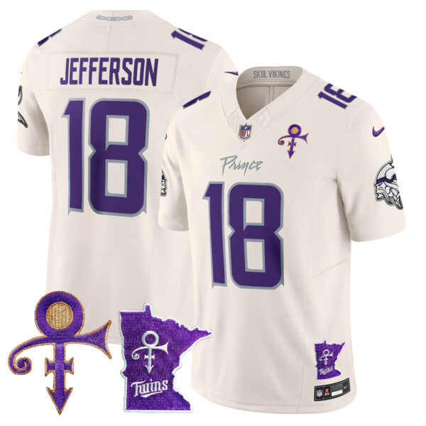Men's Minnesota Vikings 2024 Prince Vapor Limited Jersey V2 - All Stitched - Image 14