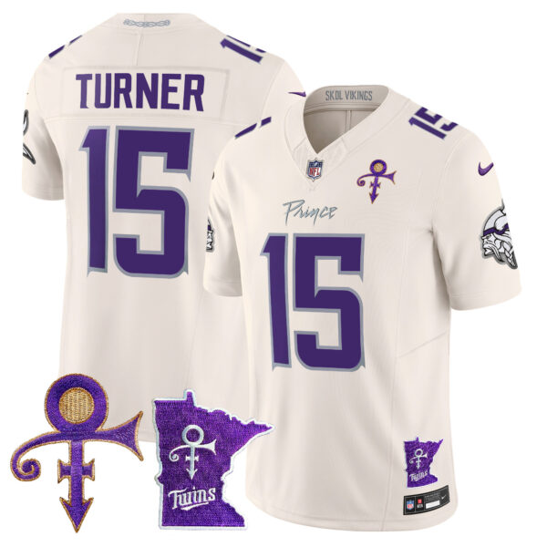 Men's Minnesota Vikings 2024 Prince Vapor Limited Jersey V2 - All Stitched - Image 15