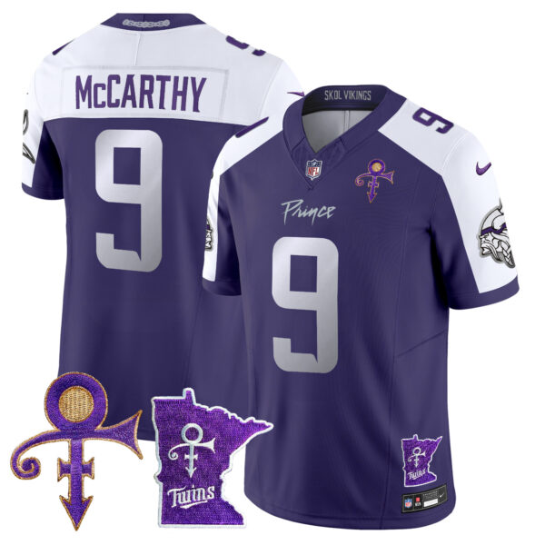 Men's Minnesota Vikings 2024 Prince Vapor Limited Jersey V2 - All Stitched - Image 33