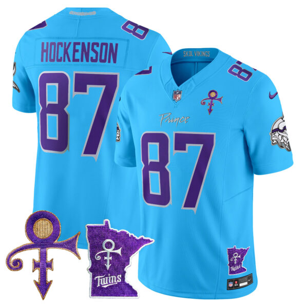 Men's Minnesota Vikings 2024 Prince Vapor Limited Jersey V2 - All Stitched - Image 48