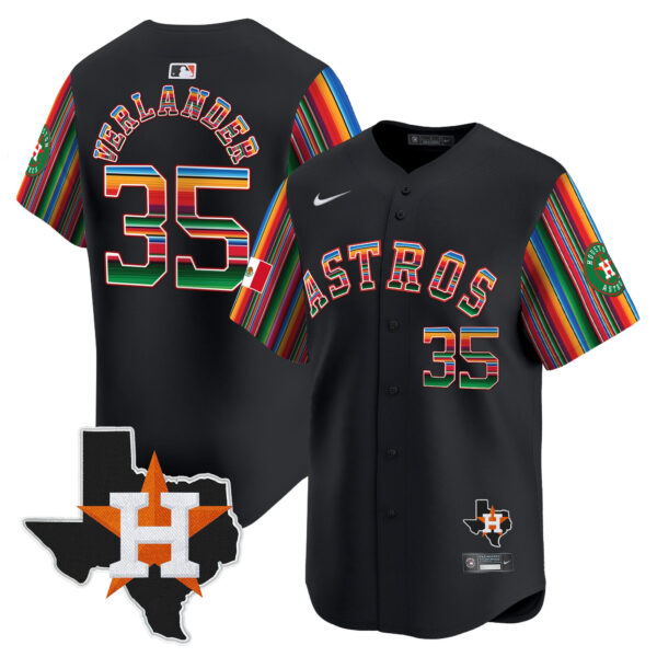 Men's Astros Mexico Texas Patch Vapor Premier Limited Jersey V5 - All Stitched - Image 6