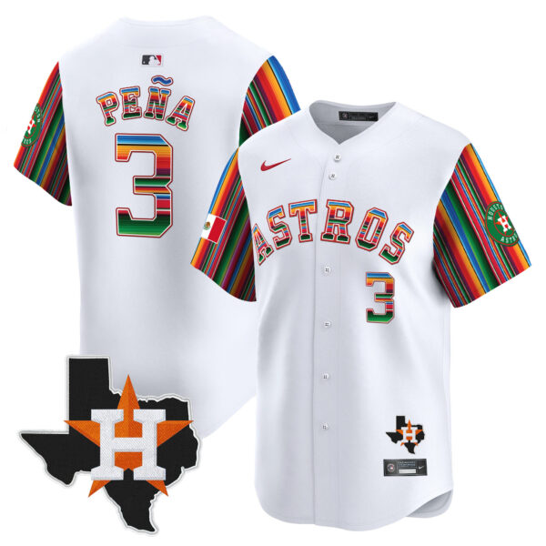Men's Astros Mexico Texas Patch Vapor Premier Limited Jersey V5 - All Stitched - Image 11