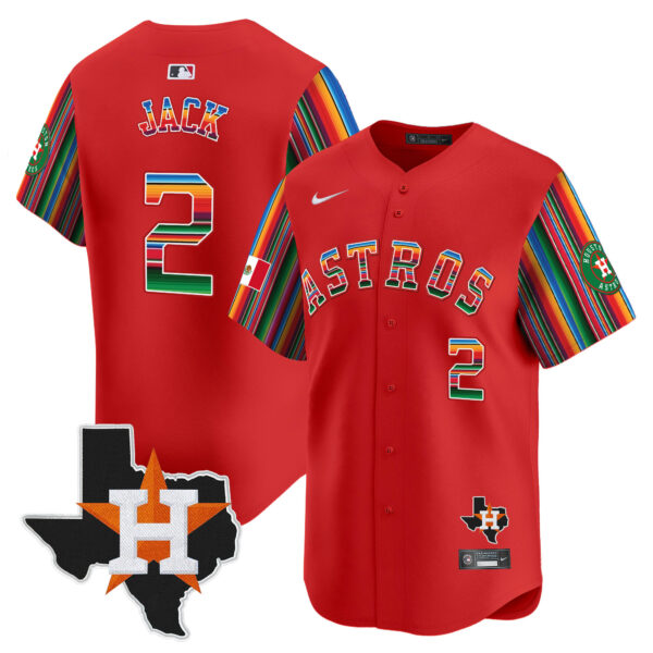 Men's Astros Mexico Texas Patch Vapor Premier Limited Jersey V5 - All Stitched - Image 39