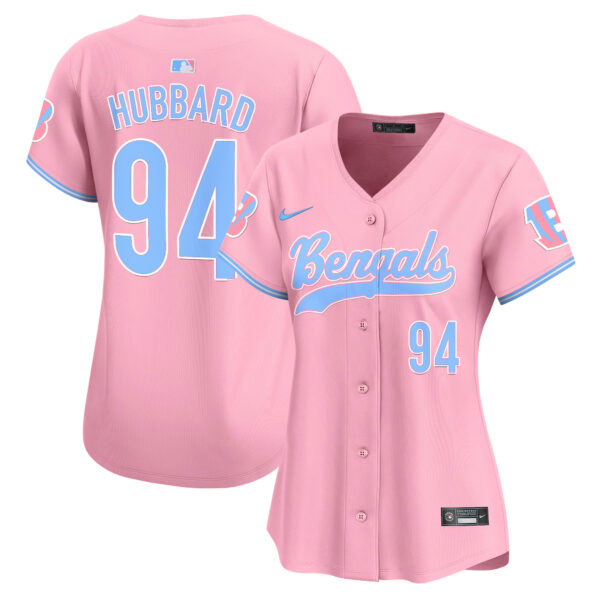 Women's Bengals Bubblegum Pink Vapor Premier Limited Jersey - All Stitched - Image 3