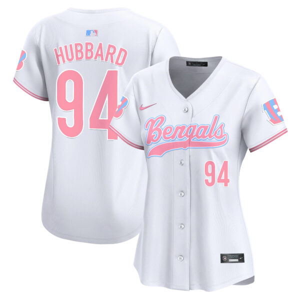 Women's Bengals Bubblegum Pink Vapor Premier Limited Jersey - All Stitched - Image 27