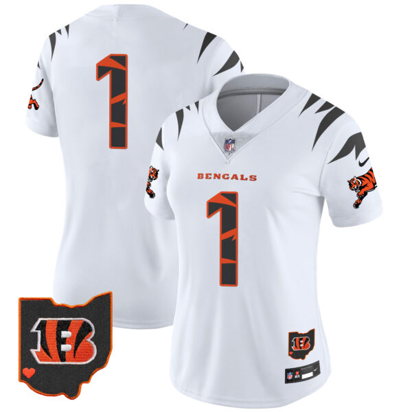 Women's Bengals Special Vapor Limited Jersey - All Stitched - Image 7