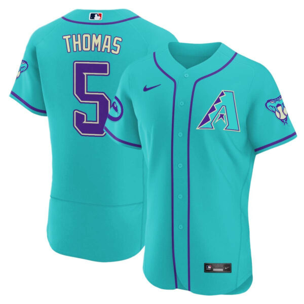 Men's 2024 Arizona Diamondbacks Teal Purple Jersey - All Stitched - Image 23