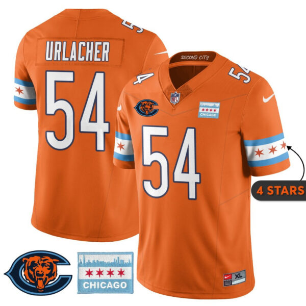 Men’s Chicago Bears City Edition Jersey - Chicago Flag - All Stitched - Image 17