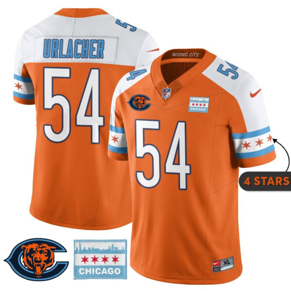 Men’s Chicago Bears City Edition Jersey - Chicago Flag - All Stitched - Image 12