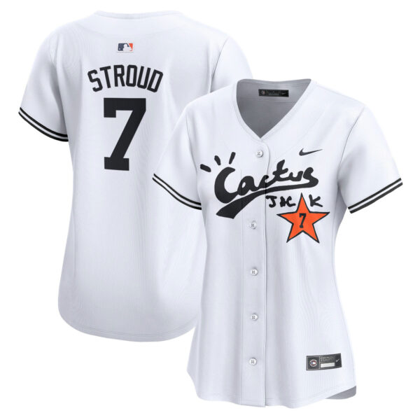 Women's Astros Cactus Jack Vapor Premier Limited Jersey V2 - Stitched - Image 10