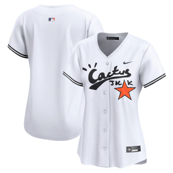 Women's Astros Cactus Jack Vapor Premier Limited Jersey V2 - Stitched - Image 18