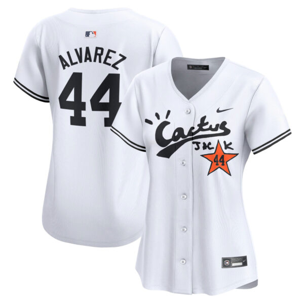 Women's Astros Cactus Jack Vapor Premier Limited Jersey V2 - Stitched - Image 15