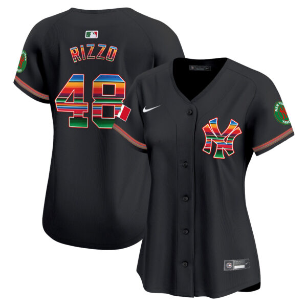 Women's New York Yankees Mexico Vapor Premier Limited Jersey - All Stitched - Image 19
