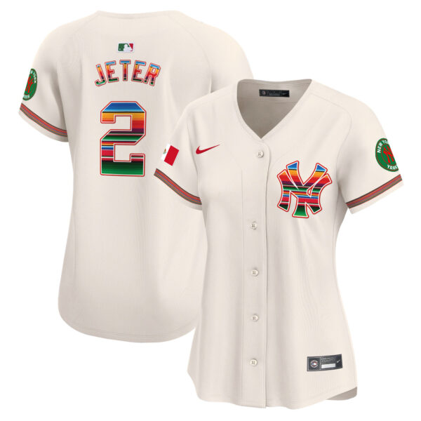 Women's New York Yankees Mexico Vapor Premier Limited Jersey - All Stitched - Image 26