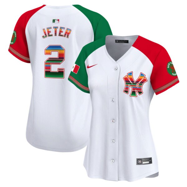 Women's New York Yankees Mexico Vapor Premier Limited Jersey - All Stitched - Image 56