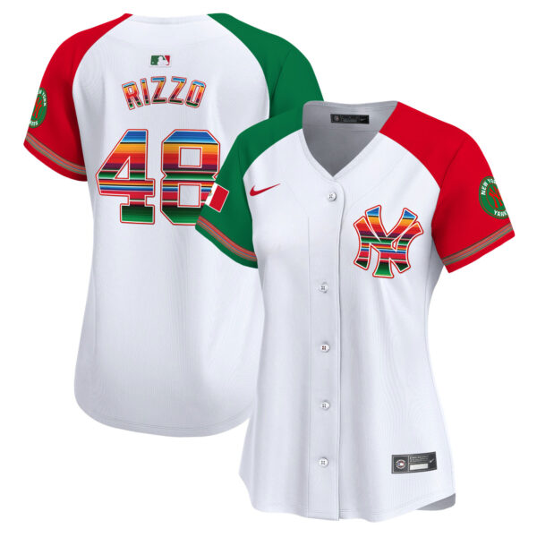Women's New York Yankees Mexico Vapor Premier Limited Jersey - All Stitched - Image 59