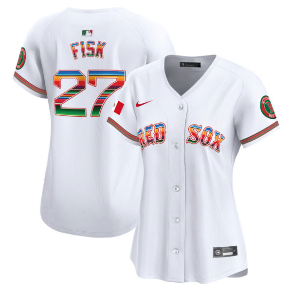 Women's Boston Red Sox Mexico Vapor Premier Limited Jersey - All Stitched - Image 5