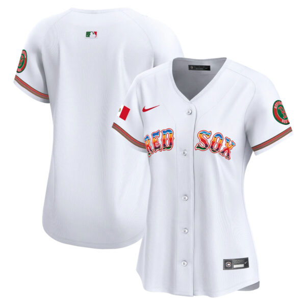 Women's Boston Red Sox Mexico Vapor Premier Limited Jersey - All Stitched - Image 7