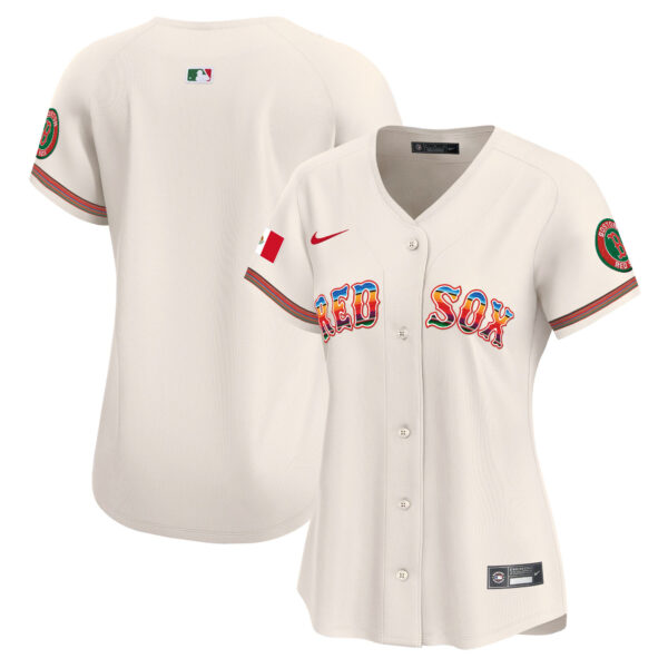 Women's Boston Red Sox Mexico Vapor Premier Limited Jersey - All Stitched - Image 35
