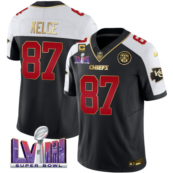Men's Chiefs Super Bowl LVIII Patch Vapor Jersey - All Stitched - Image 2