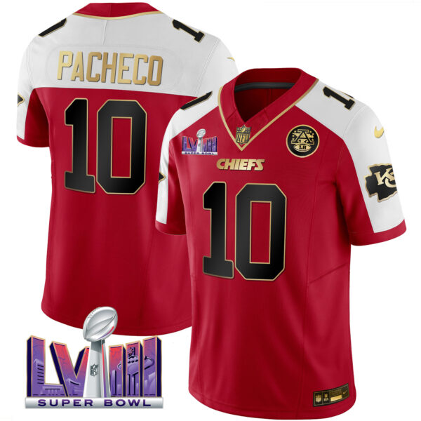 Men's Chiefs Super Bowl LVIII Patch Vapor Jersey - All Stitched - Image 11