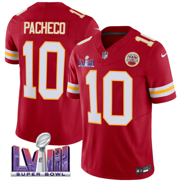 Men's Chiefs Super Bowl LVIII Patch Vapor Jersey - All Stitched - Image 39