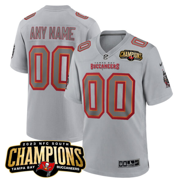 Buccaneers 2023 NFC South Champions Patch Game Custom Jersey - All Stitched - Image 5
