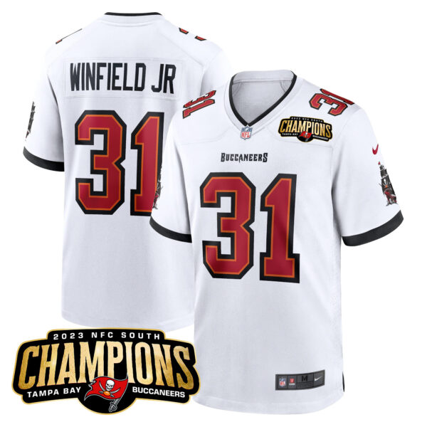 Men's Buccaneers 2023 NFC South Champions Patch Game Jersey - All Stitched - Image 20
