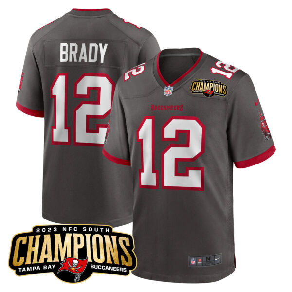 Men's Buccaneers 2023 NFC South Champions Patch Game Jersey - All Stitched - Image 23