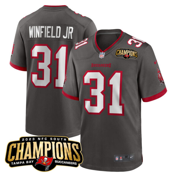 Men's Buccaneers 2023 NFC South Champions Patch Game Jersey - All Stitched - Image 27