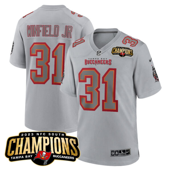 Men's Buccaneers 2023 NFC South Champions Patch Game Jersey - All Stitched - Image 34