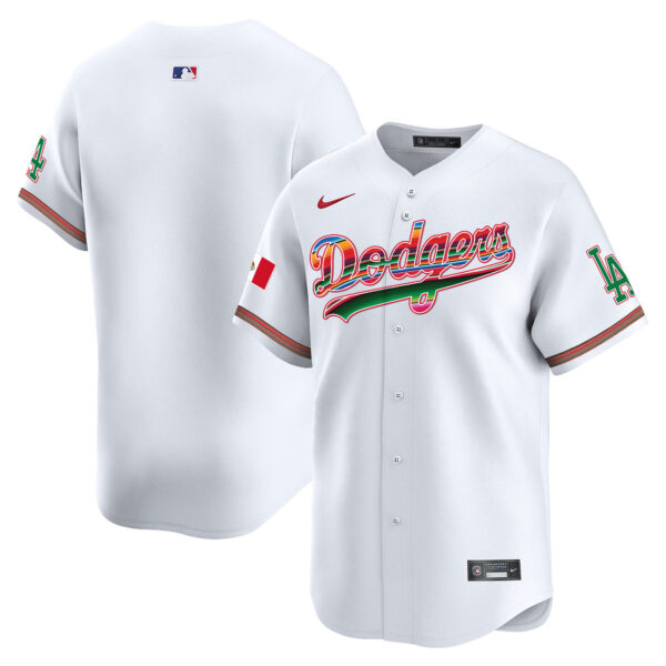 Men's Los Angeles Dodgers Mexico Vapor Premier Limited Jersey - All Stitched - Image 8