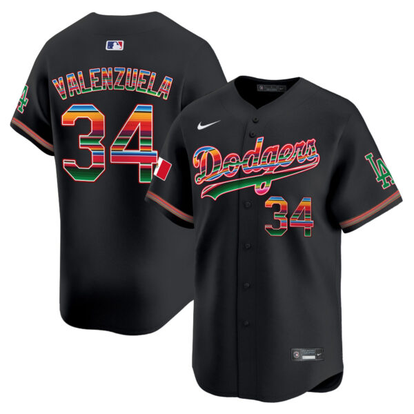 Men's Los Angeles Dodgers Mexico Vapor Premier Limited Jersey - All Stitched - Image 17