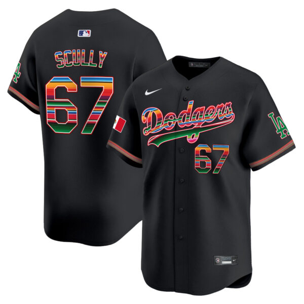 Men's Los Angeles Dodgers Mexico Vapor Premier Limited Jersey - All Stitched - Image 21