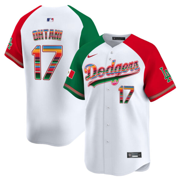 Men's Los Angeles Dodgers Mexico Vapor Premier Limited Jersey - All Stitched - Image 26