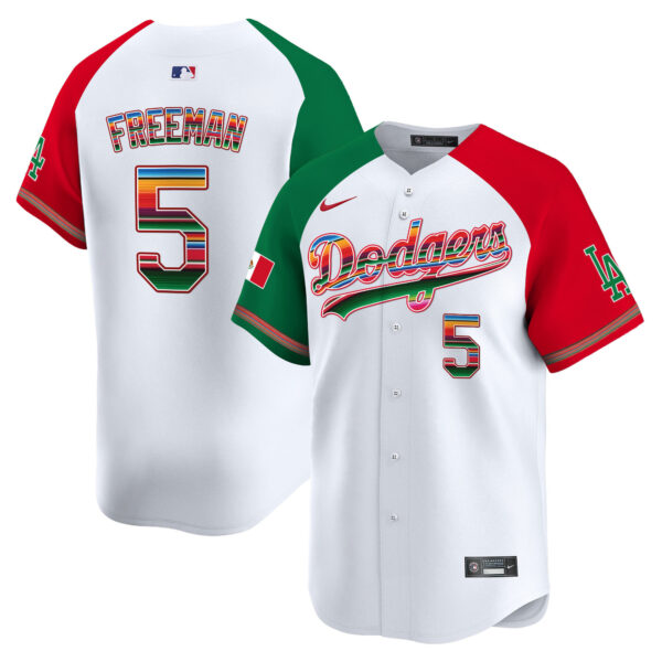 Men's Los Angeles Dodgers Mexico Vapor Premier Limited Jersey - All Stitched - Image 28