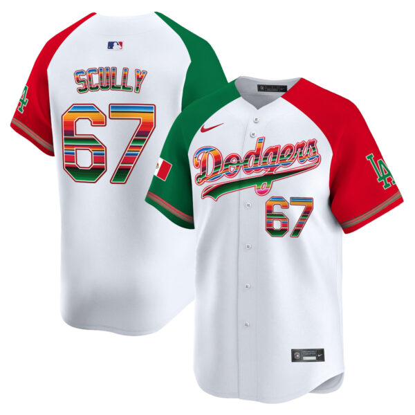 Men's Los Angeles Dodgers Mexico Vapor Premier Limited Jersey - All Stitched - Image 29