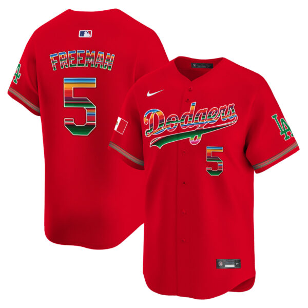 Men's Los Angeles Dodgers Mexico Vapor Premier Limited Jersey - All Stitched - Image 44