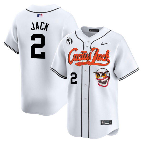 Men's Houston Astros Cactus Jack Vapor Premier Limited Jersey - Stitched - Image 11