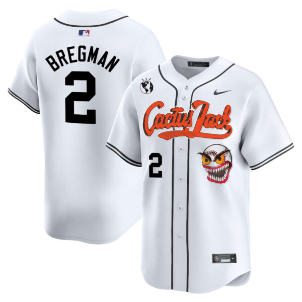 Men's Houston Astros Cactus Jack Vapor Premier Limited Jersey - Stitched - Image 13