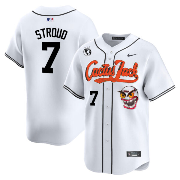 Men's Houston Astros Cactus Jack Vapor Premier Limited Jersey - Stitched - Image 10