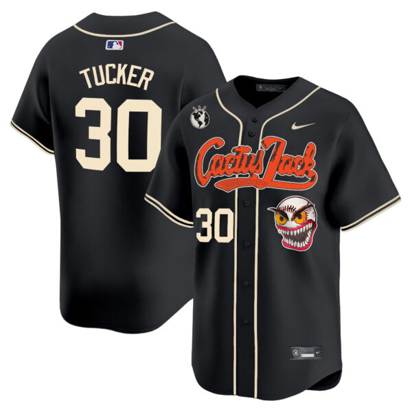 Men's Houston Astros Cactus Jack Vapor Premier Limited Jersey - Stitched - Image 26