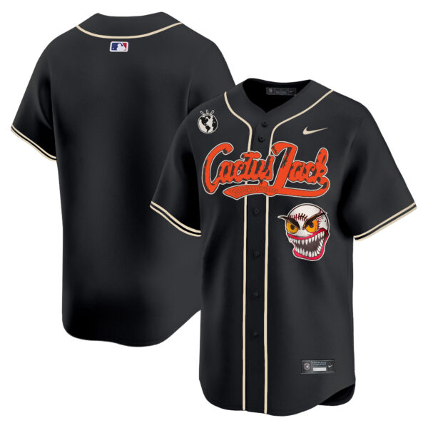 Men's Houston Astros Cactus Jack Vapor Premier Limited Jersey - Stitched - Image 27