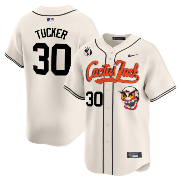 Men's Houston Astros Cactus Jack Vapor Premier Limited Jersey - Stitched - Image 8