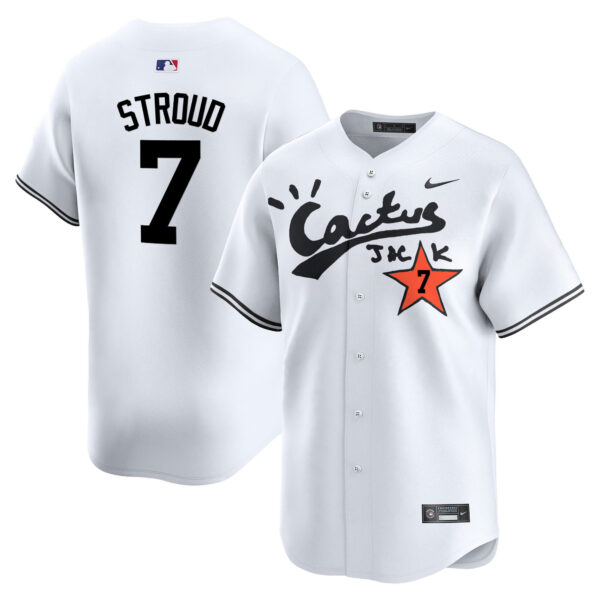 Men's Houston Astros Cactus Jack Vapor Premier Limited Jersey V2 - Stitched - Image 10