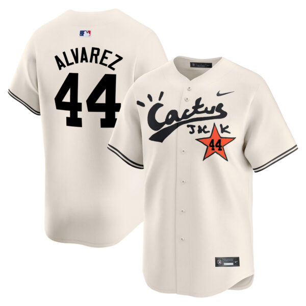 Men's Houston Astros Cactus Jack Vapor Premier Limited Jersey V2 - Stitched - Image 6